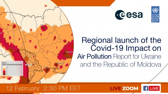 Live: Covid-19 Impact on Air Pollution Report for Ukraine and the Republic of Moldova 12.02.2021