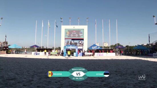 LIVE: MOLDOVA vs ESTONIA - Euro Beach Soccer League - Regular Phase Moldova 2021