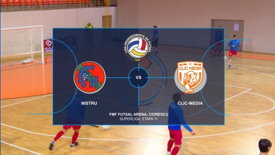 LIVE: Futsal. Nistru - Clic-Media, Superliga 2022/23, etapa 11