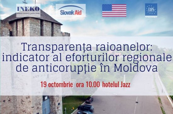Conferința «Transparența raioanelor: indicator al eforturilor regionale de anticorupție în Moldova» 19.10.2017
