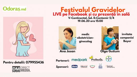 Live: Festivalul Gravidelor V - ediție specială a Șezătorii Mamelor 19.06.2020
