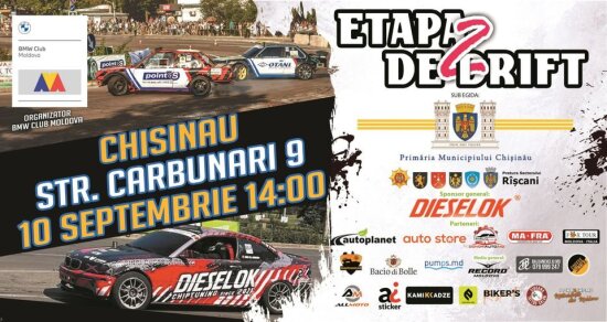 LIVE: Etapa 2 de Drift BMW Club Moldova | 10.09.2023