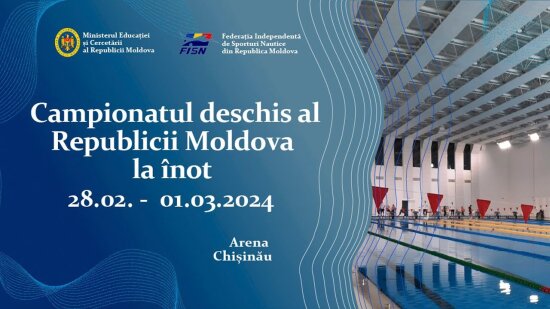 LIVE: Сampionatul Republicii Moldova la înot (seniori, tineret, cadeți), iarna 2024 | 28.02.-01.03.2024