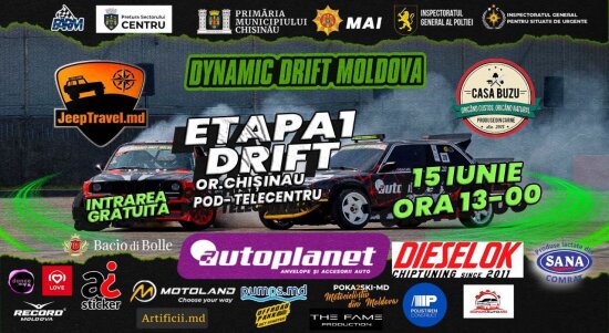 LIVE: Campionatul Național de Drift al Republicii Moldova 2025, Etapa 1 | 15.06.2025