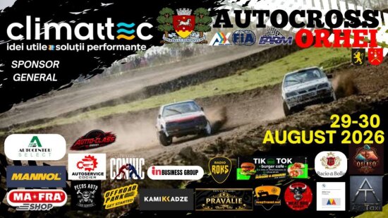 Campionatul Național de Autocross 2026. Etapa - IV. Orhei 30.08.2026