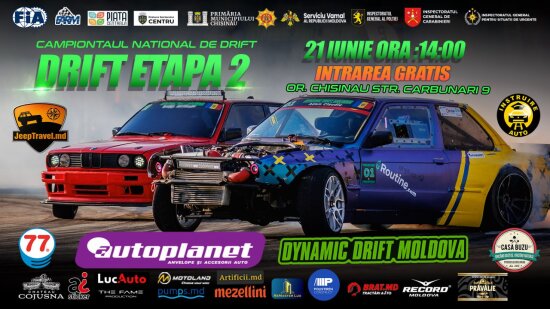 Campionatul Național de Drift 2026 ETAPA 2 din 21.06.2026